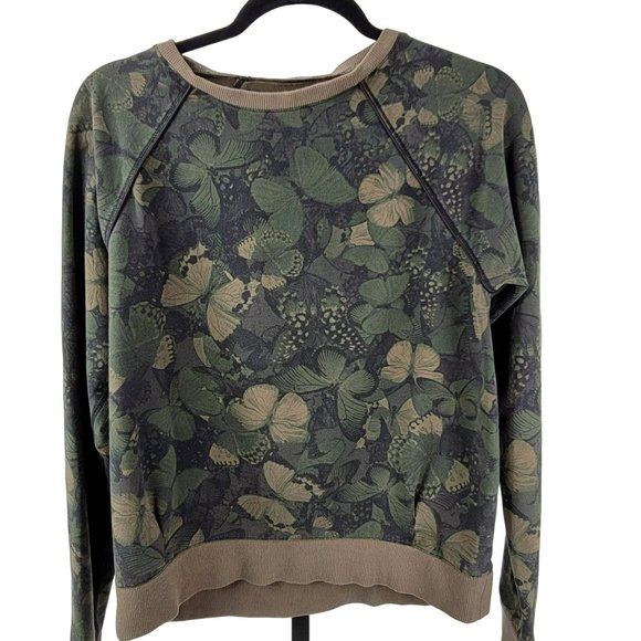 LuluLemon Butterfly Cameo Sweatshirt Pullover Terry Oversized Gym Rare Sweater - Picture 5 of 7